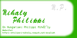 mihaly philippi business card